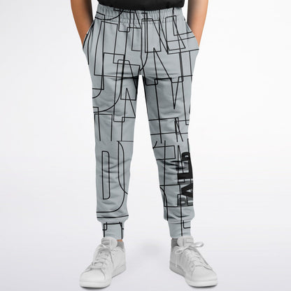 Duntalk "Gridlock" Youth Jogger - Grey Subliminator