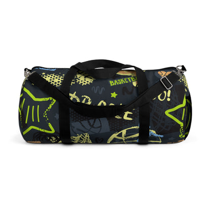 "Sideline" Basketball Graphic Duffle Bag