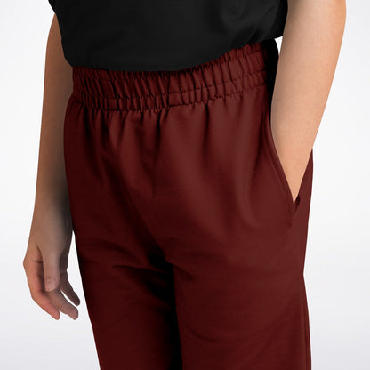 "Fade" Youth Joggers Burgundy