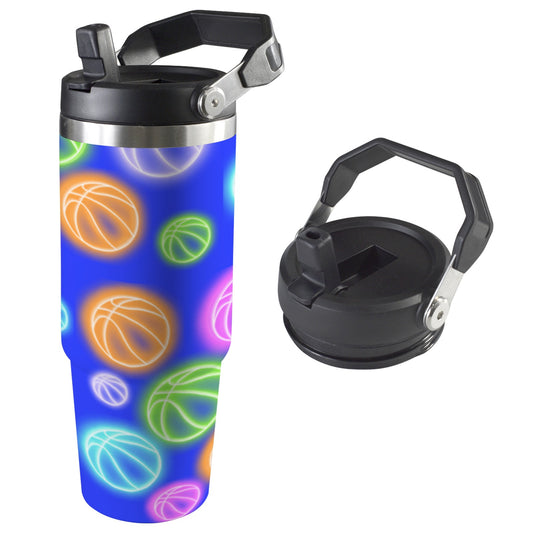 Insulated Water Bottle - Neon Blue S