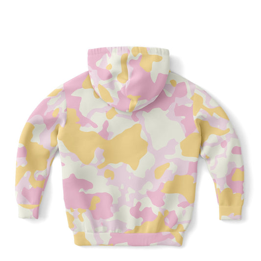 "Bench Mob" Basketball Youth Hoodie - Pink