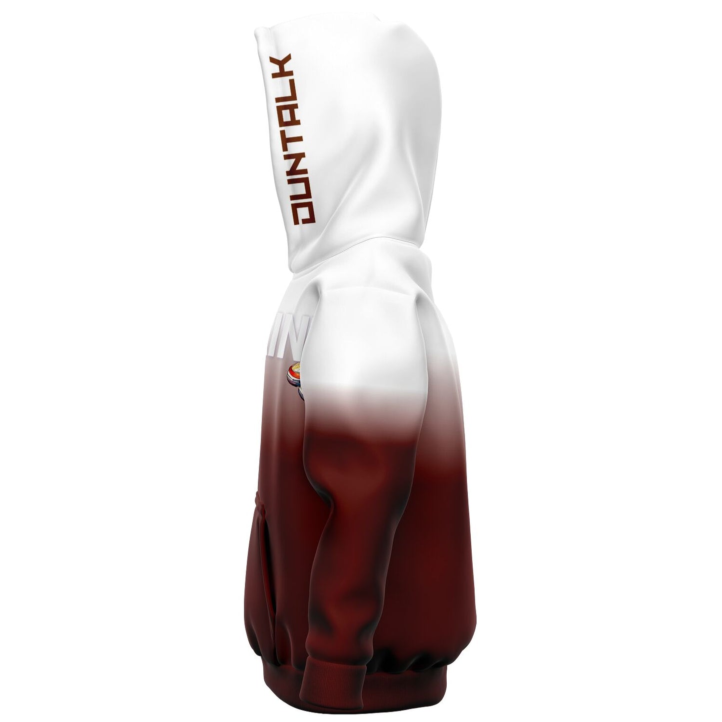"Fade" Youth Hoodie Burgundy