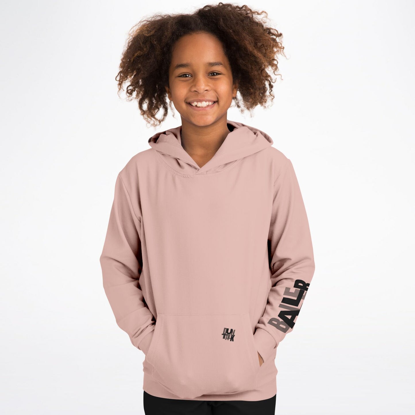 Duntalk "Gridlock" Youth Basketball Hoodie - Pink Subliminator