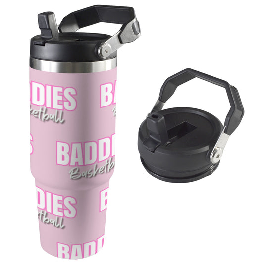 Insulated Water Bottle - Baddies Pink