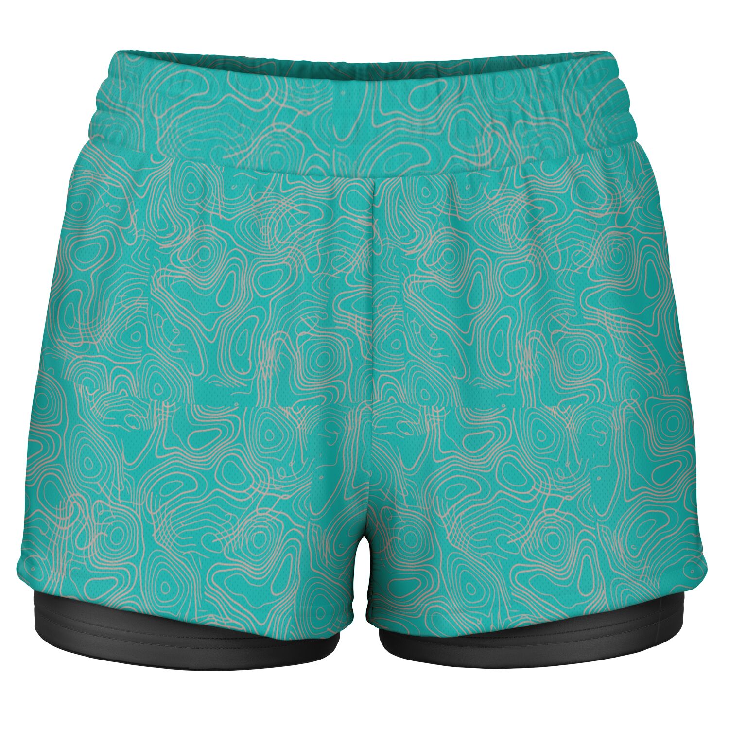 Duntalk "Splash" 2 in 1 Basketball Shorts Subliminator