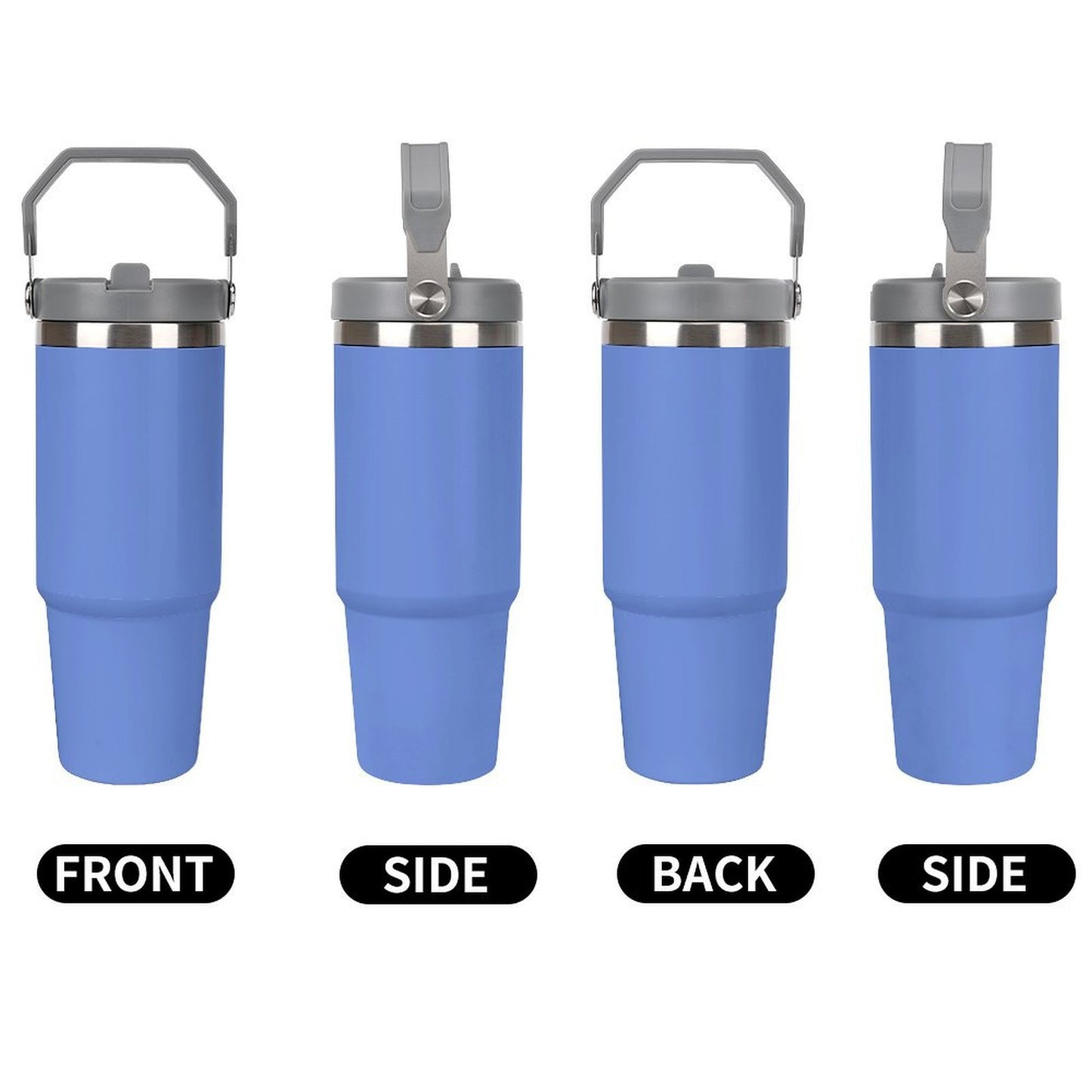 Customizable Tumbler - Dusty Blue
