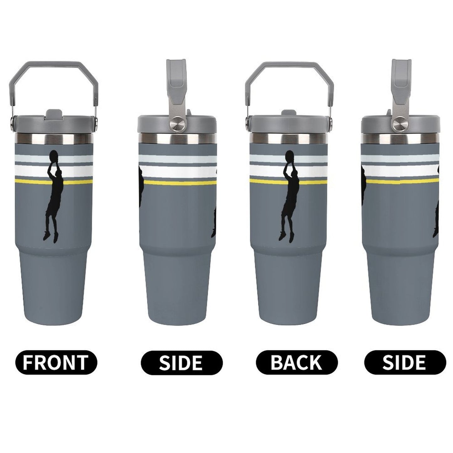 Head Top Tumbler - Grey