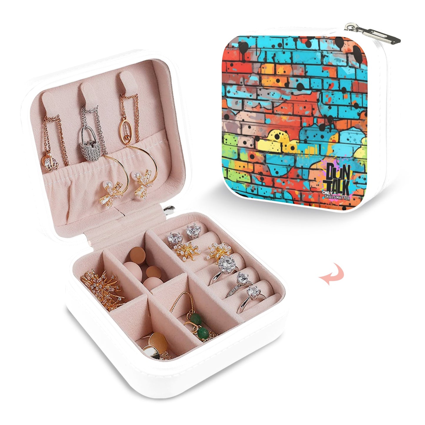 "Paint" Drip Lock Sports Travel Jewelry Box