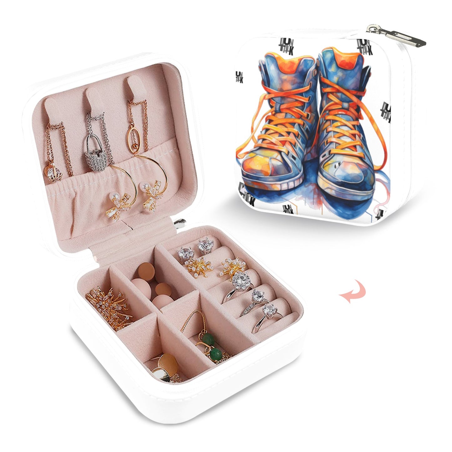 "Paint" Drip Lock Sports Travel Jewelry Box