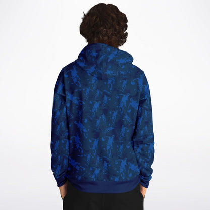 Shifted Adult Hoodie - Blue