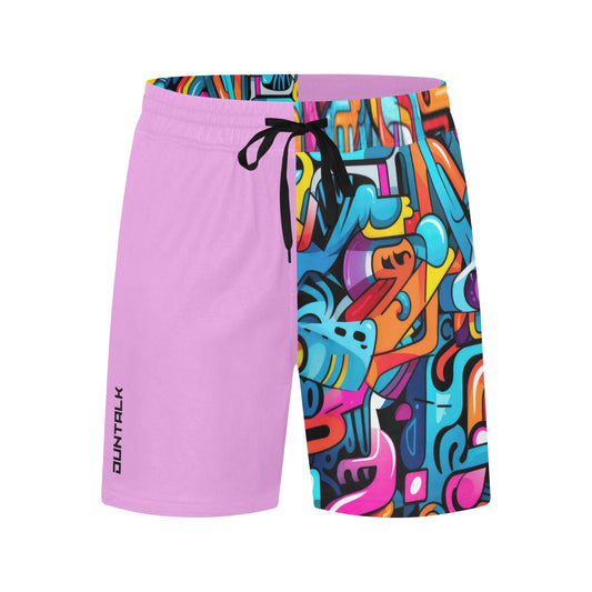 Duntalk "One Stop" Basketball Premium Mid Shorts - Purple e-joyer