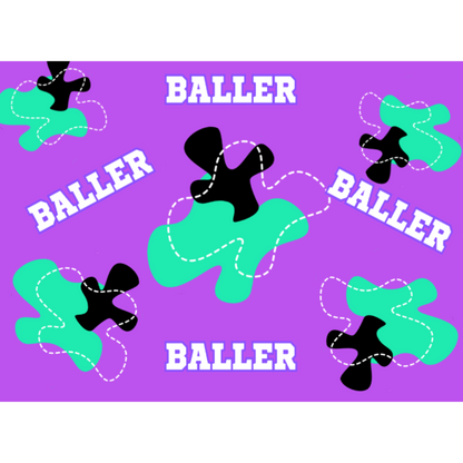 Insulated Water Bottle - Baller Purple