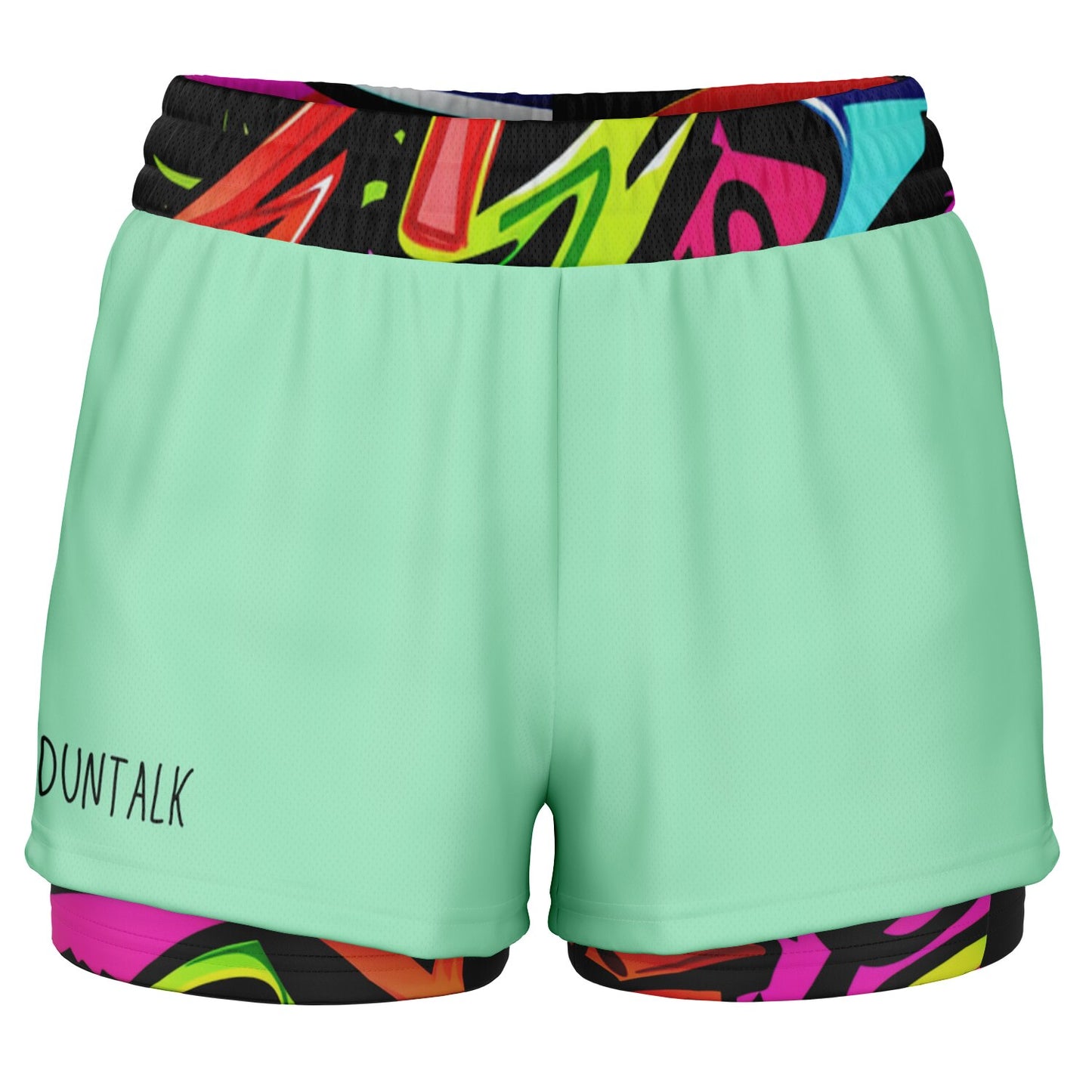 Duntalk "One Stop" Basketball Women's 2-in-1 Shorts - G Subliminator