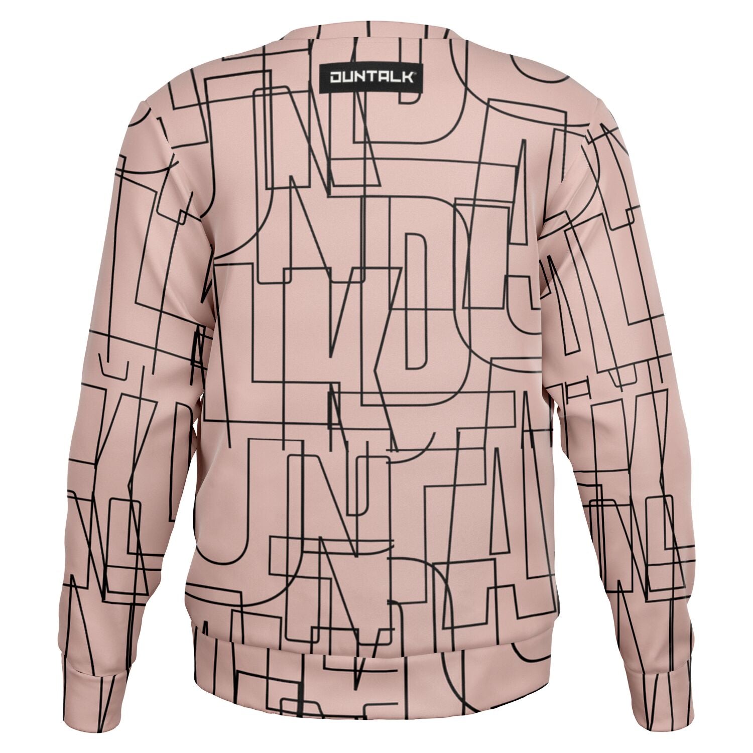 Duntalk "Gridlock" Adult Sweatshirt - Pink Subliminator