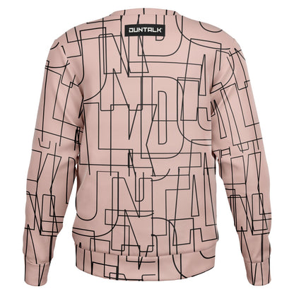 Duntalk "Gridlock" Adult Sweatshirt - Pink Subliminator