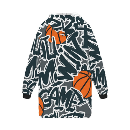 "Chill" Basketball Hoodie Blanket