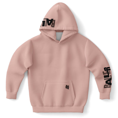 Duntalk "Gridlock" Youth Basketball Hoodie - Pink Subliminator