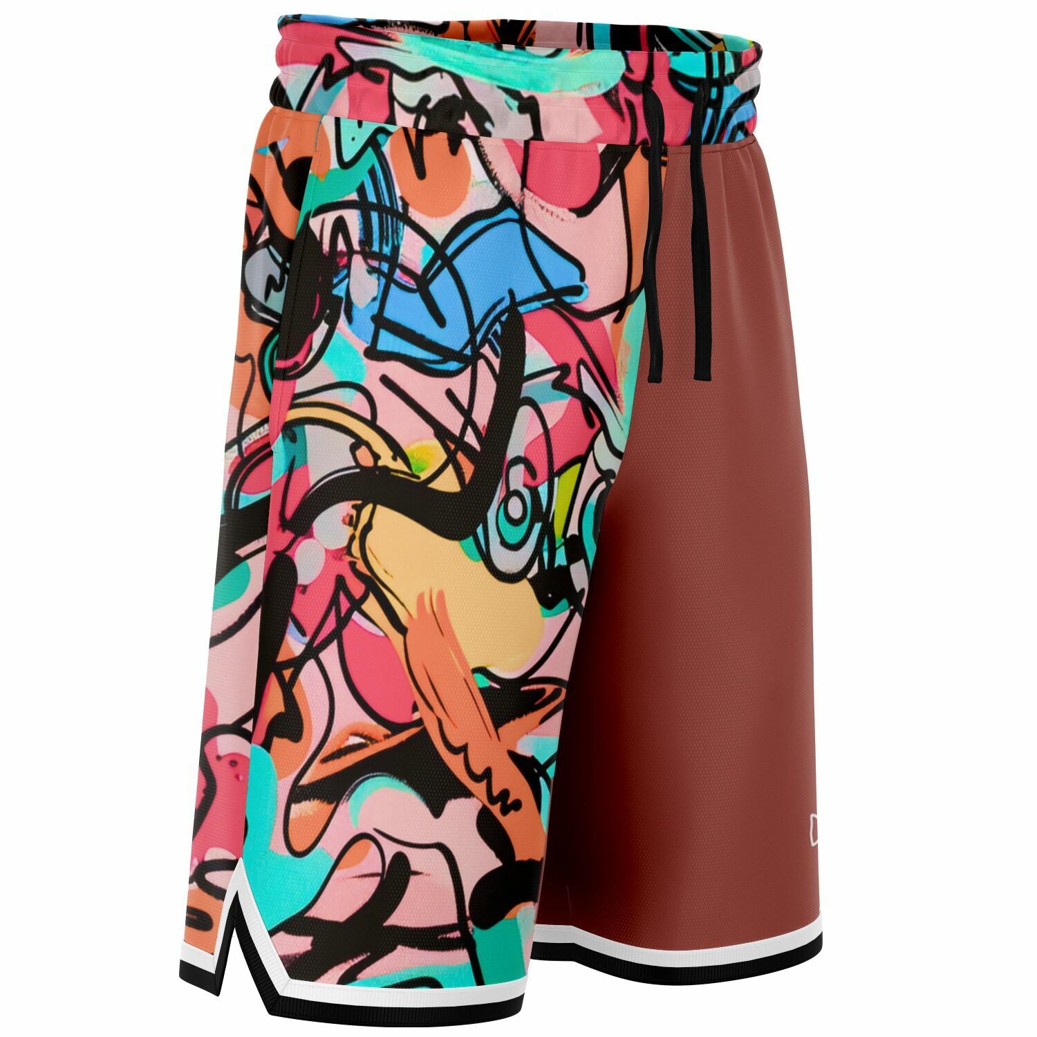 Duntalk "One Stop" Basketball Classic Shorts - Mauve Subliminator