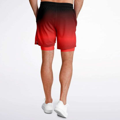 Blender Men's 2-in-1 Shorts - Red