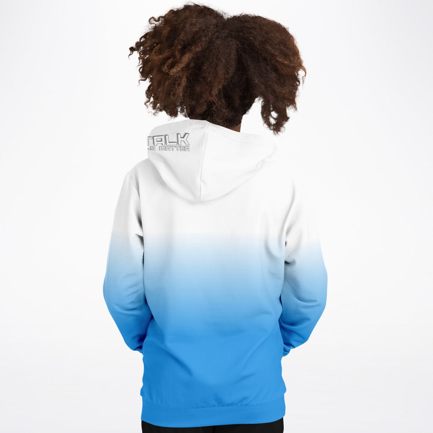 "Fade" Youth Hoodie Blue