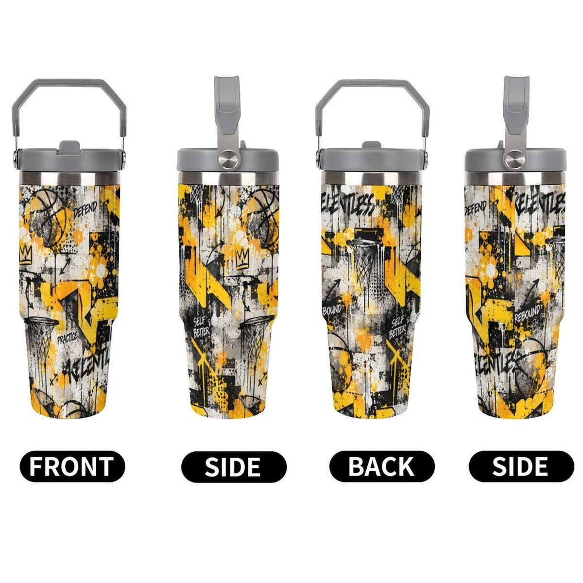 Relentless Tumbler - Yellow/Grey