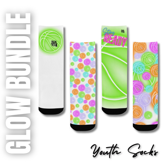 Glow Green Youth Socks Bundle