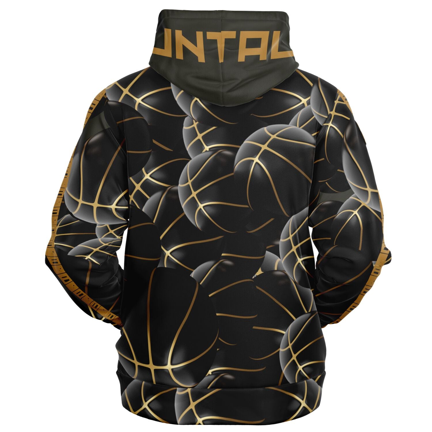 Duntalk "Black Top" Basketball Zip-up Hoodie Subliminator