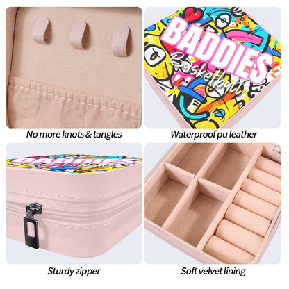 "Baddies" Drip Lock Sports Travel Jewelry Box