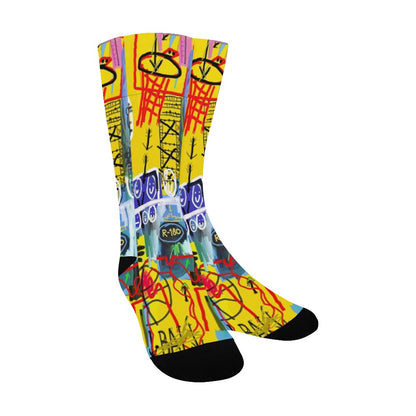 "Hoop Dreams" Basketball Adult Socks