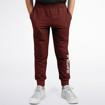 "Fade" Youth Joggers Burgundy