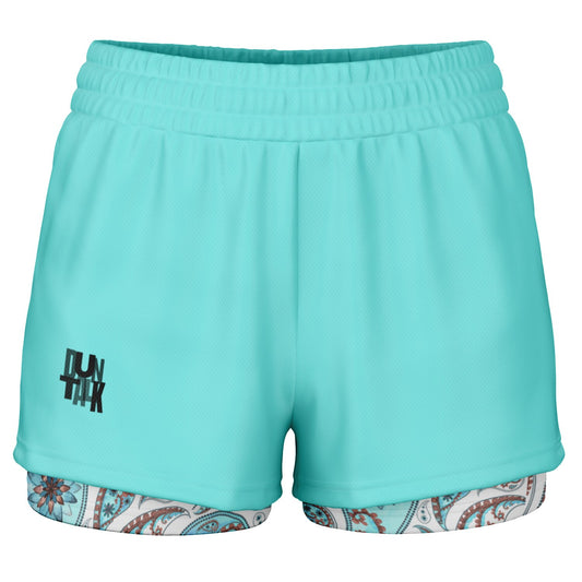 Heat Check Women's 2-in-1 Shorts  Reverse