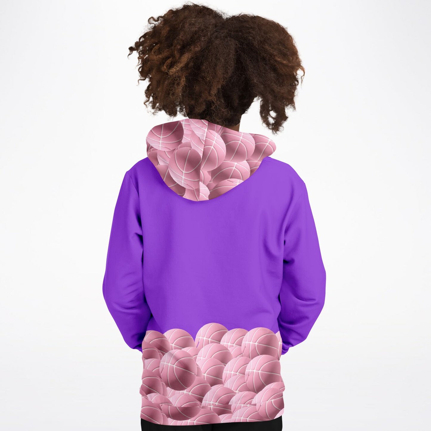 Duntalk "All Net" Basketball Youth Hoodie - Purple