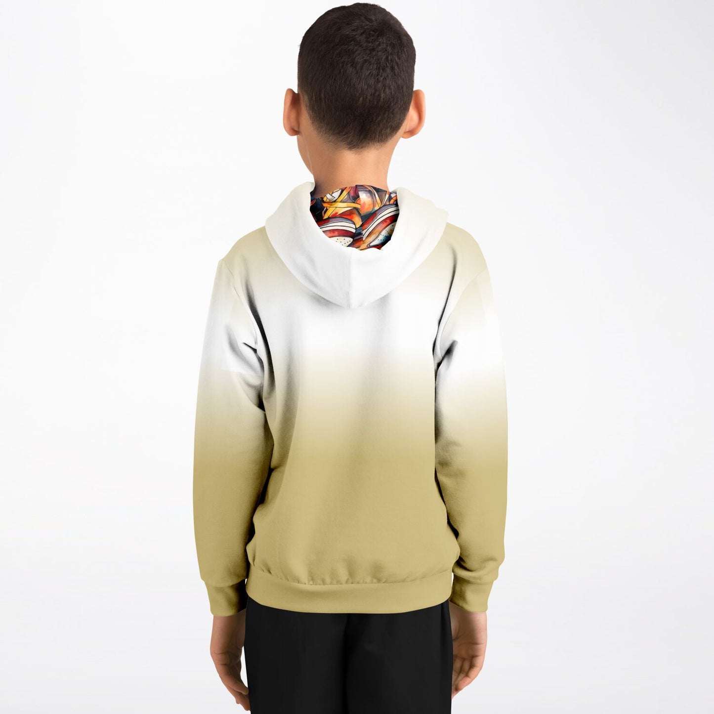 "Fade" Youth Hoodie-  Sand