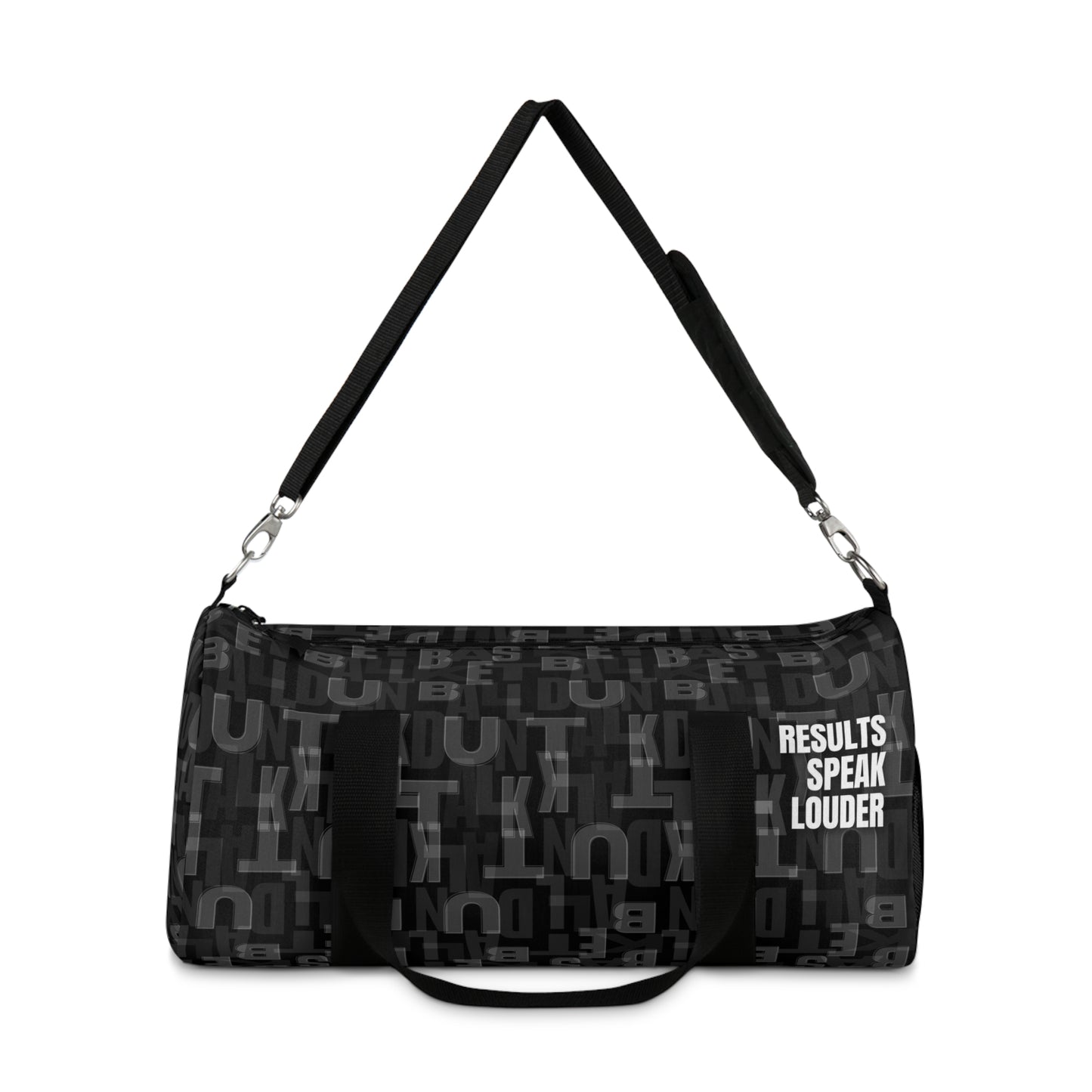 Court Vision Canvas Duffle Bag - Black/White