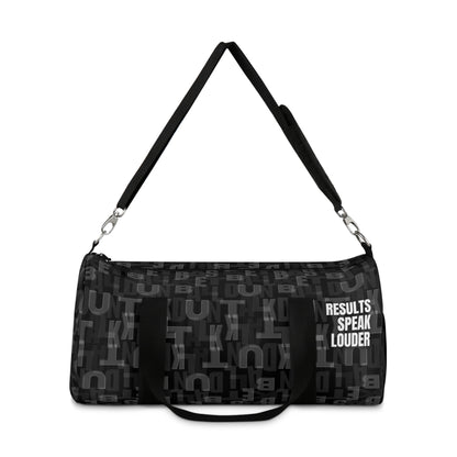 Court Vision Canvas Duffle Bag - Black/White
