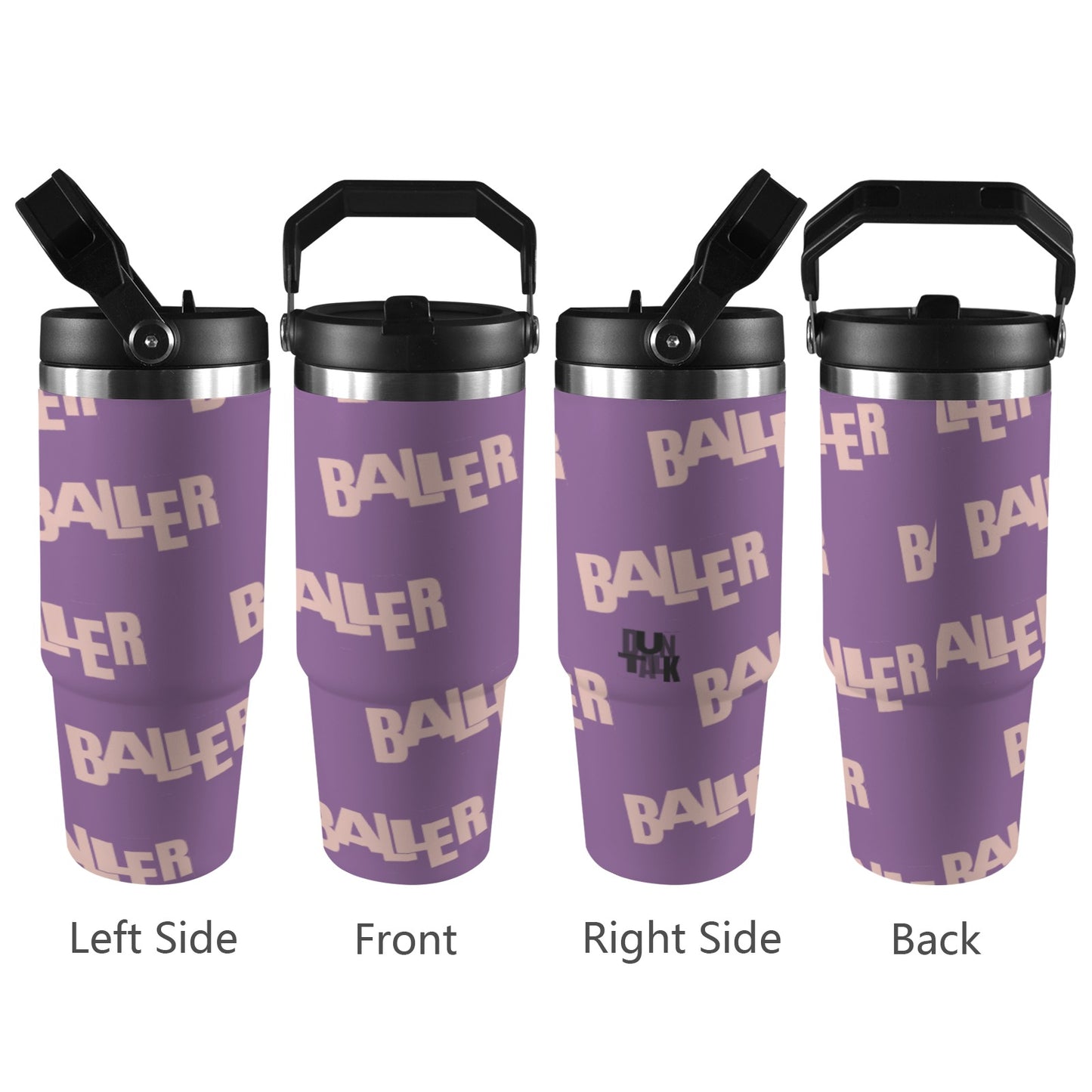 Insulated Water Bottle - Baller Purple