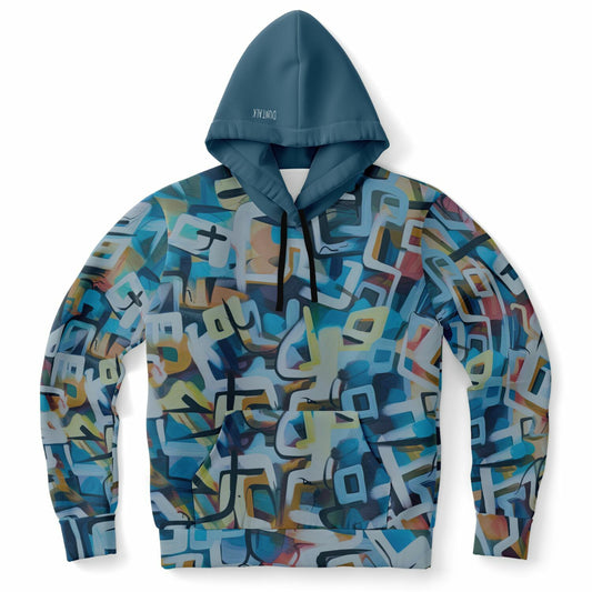 "One Stop" Basketball Adult Hoodie - Blue