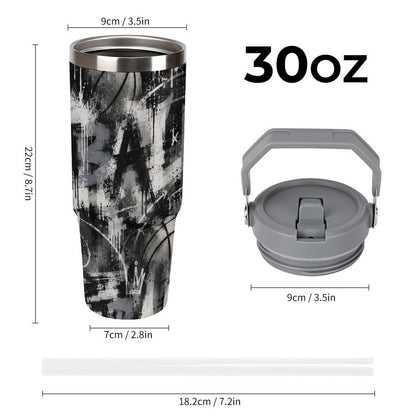 Concrete Tumbler - Grey/Black