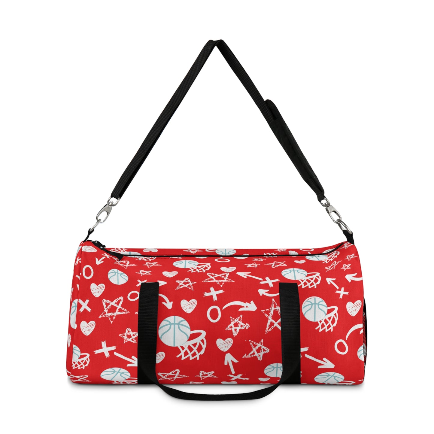 Duntalk "Da Gyal Dem" Basketball Duffle Bag - Red