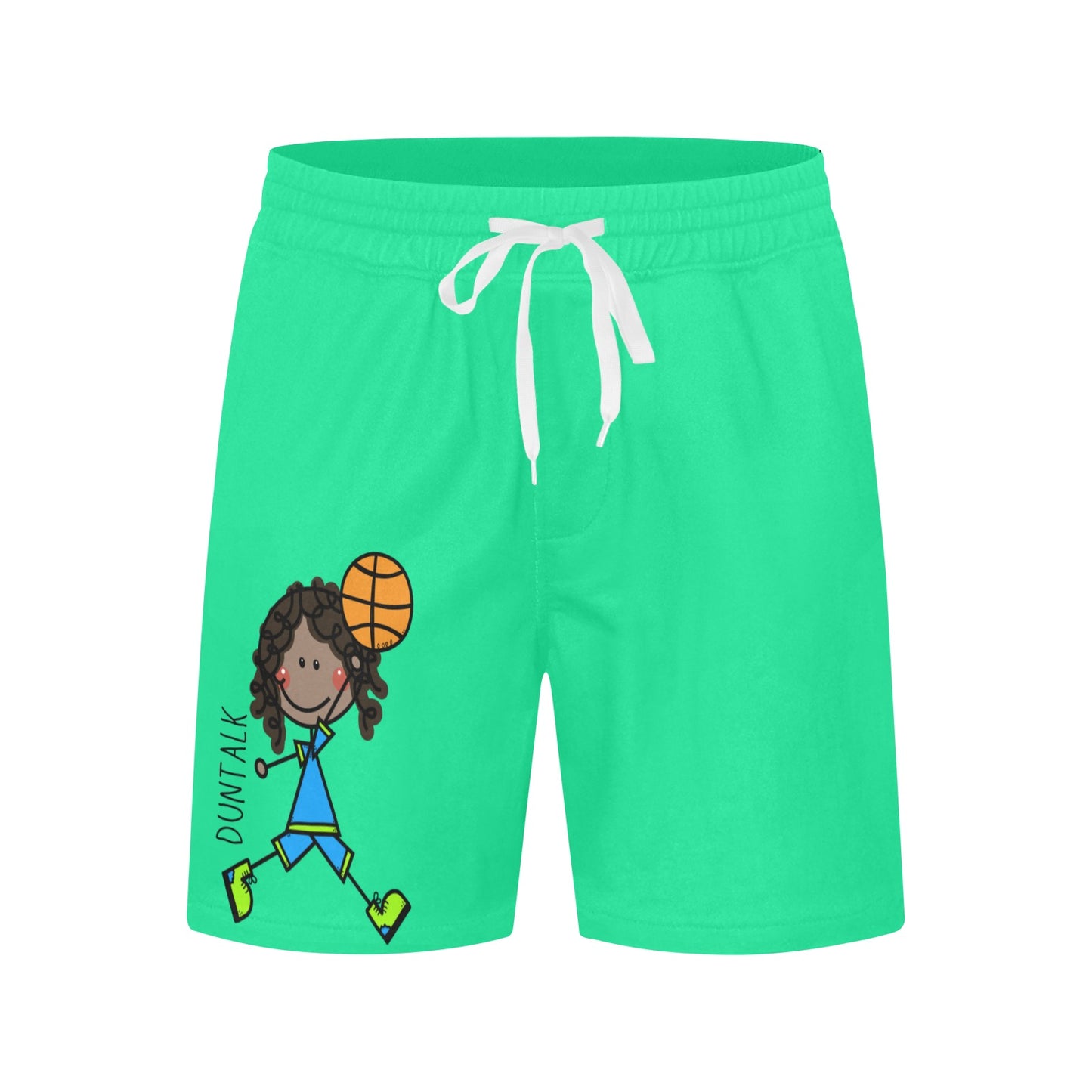 Duntalk "Doodle" Mid-Length Shorts - Green