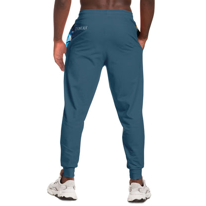 Duntalk "One Stop" Basketball Adult Joggers - Blue