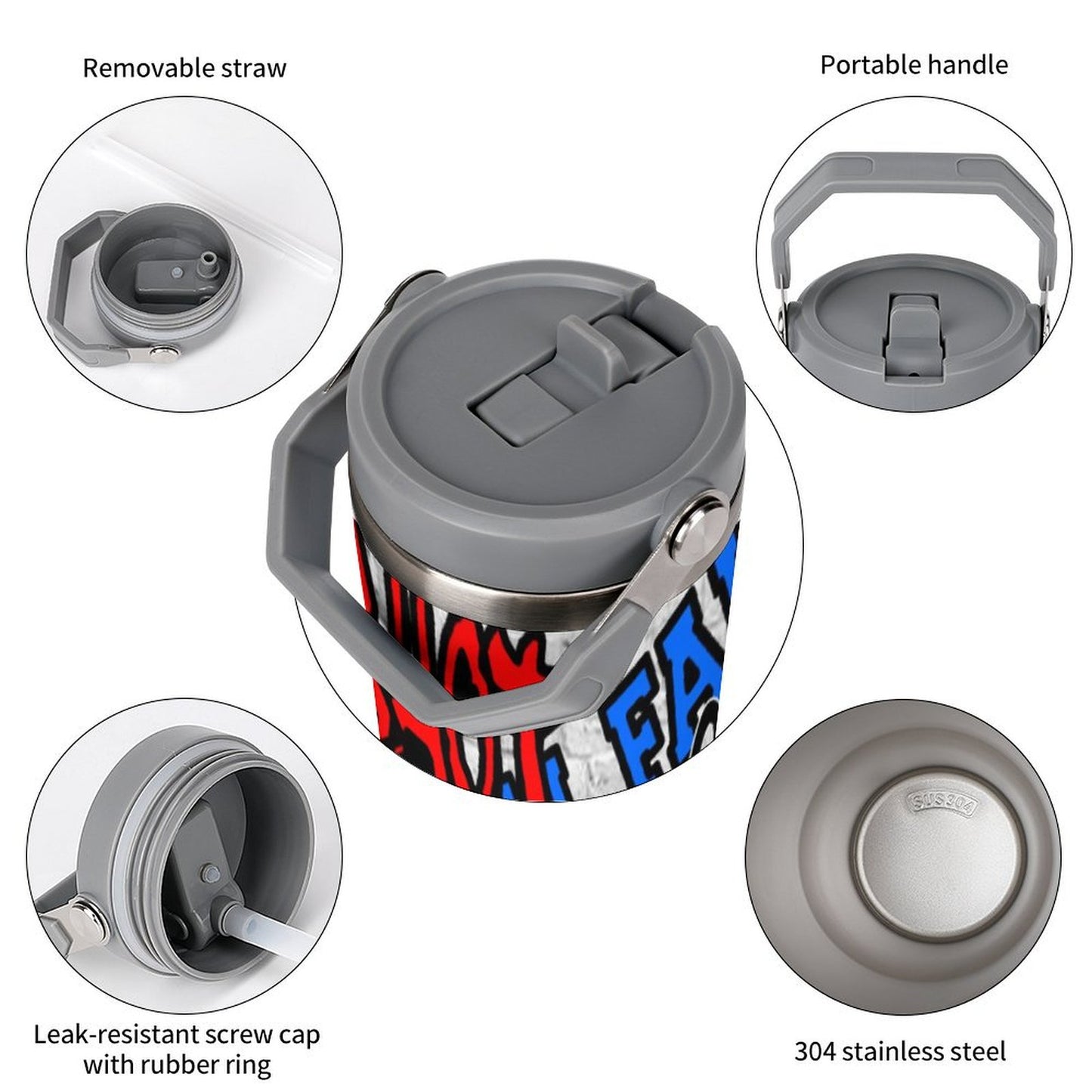 Duntalk Insulated Water Bottle - Ball All Day