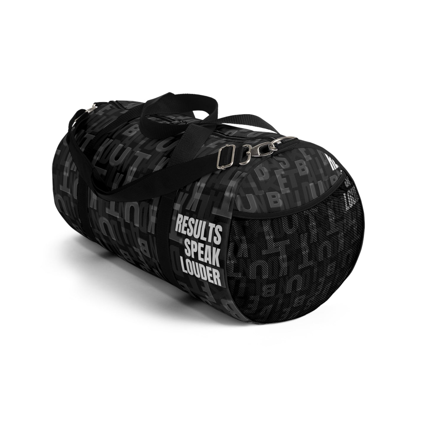 Court Vision Canvas Duffle Bag - Black/White