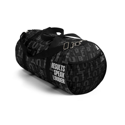 Court Vision Canvas Duffle Bag - Black/White