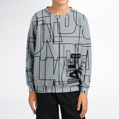 Duntalk "Gridlock" Youth Basketball Sweatshirt – Grey Subliminator