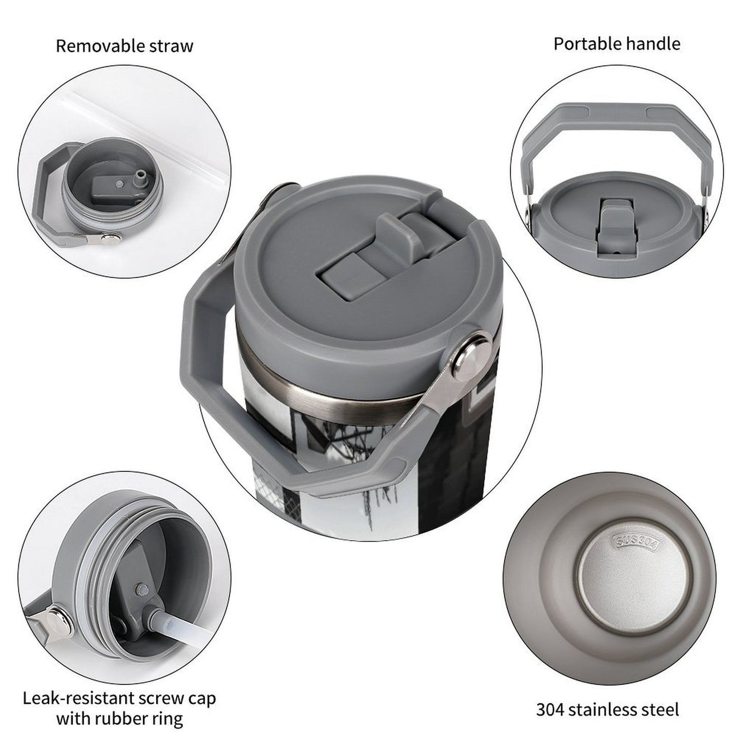 Duntalk Insulated Water Bottle - All Net