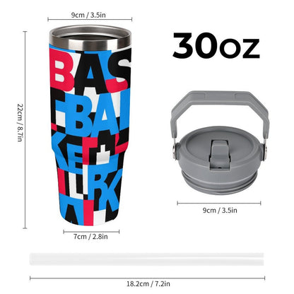 Block Party Tumbler - Red/Blue