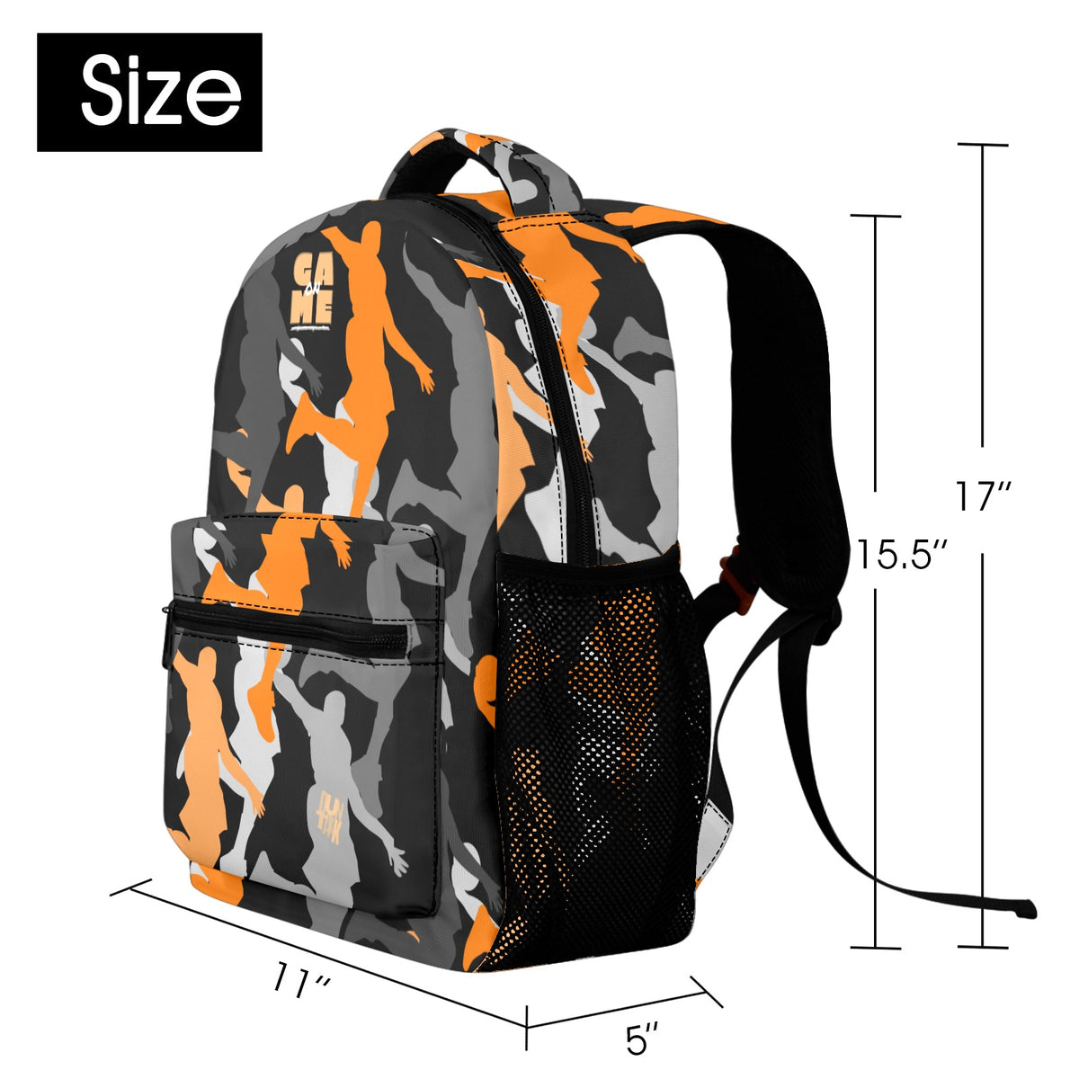 Head Top Backpack - Black Child Size