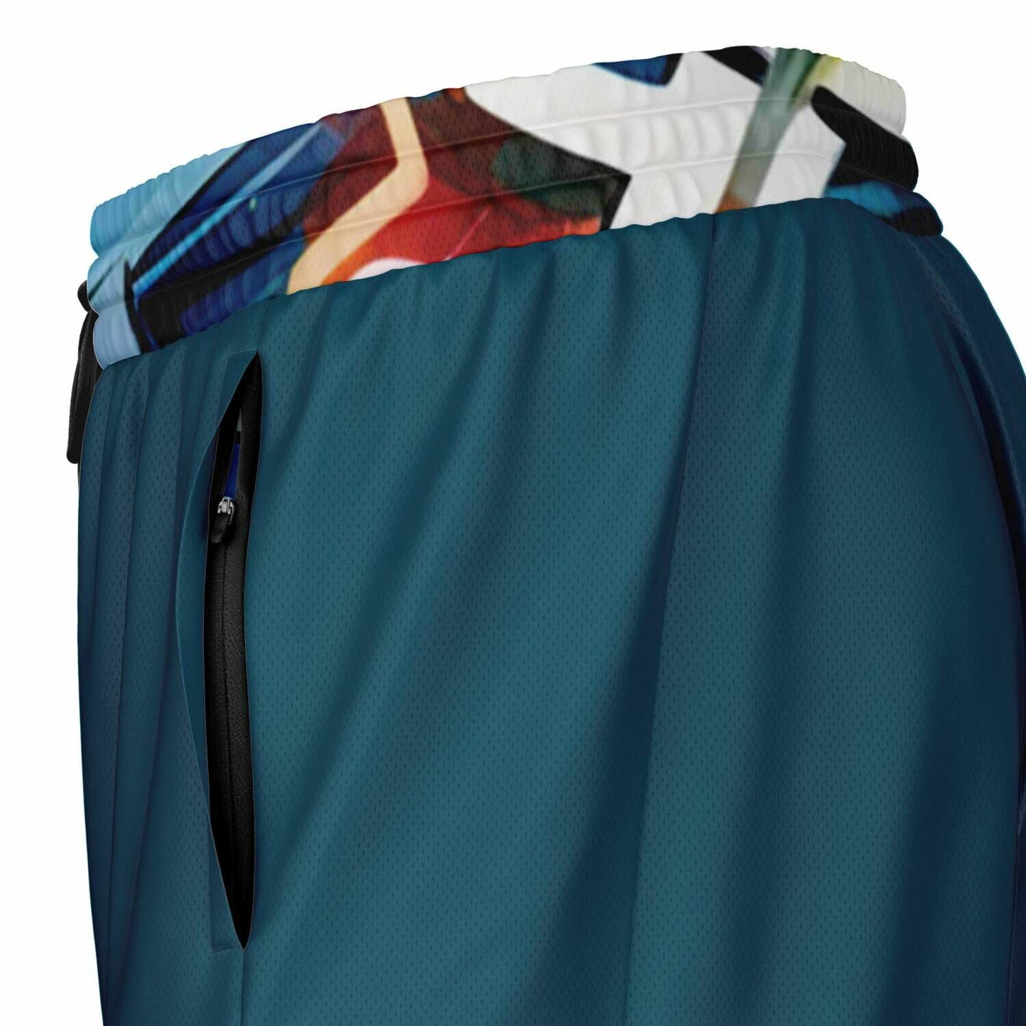 "One Stop" Basketball Unisex 2-in-1 Shorts - Blue