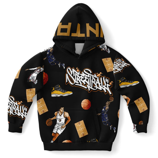 Duntalk "Streetball" Youth Basketball Hoodie - Black